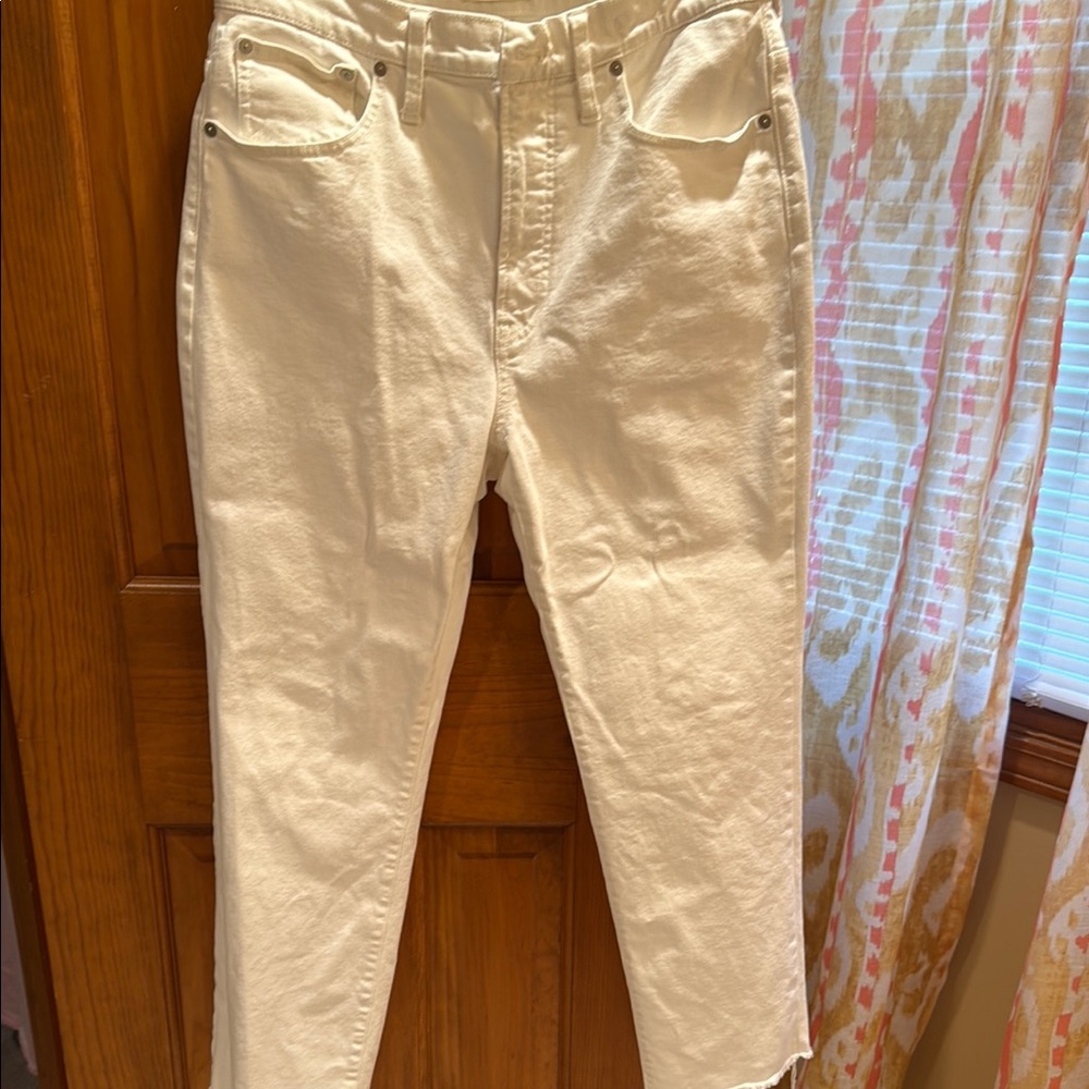 Madewell Classic White Denim